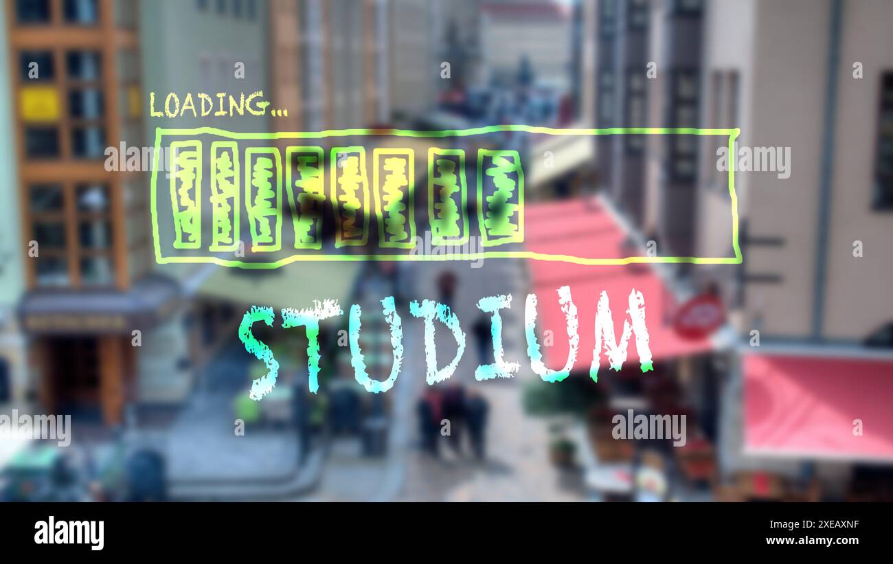 Signposts the direct way to Study Stock Photo - Alamy
