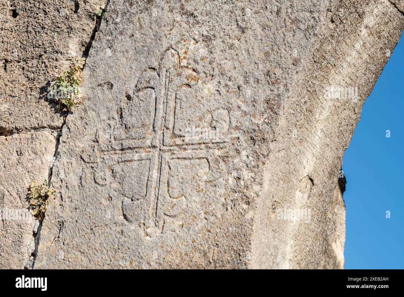 Cross in a bow Stock Photo - Alamy