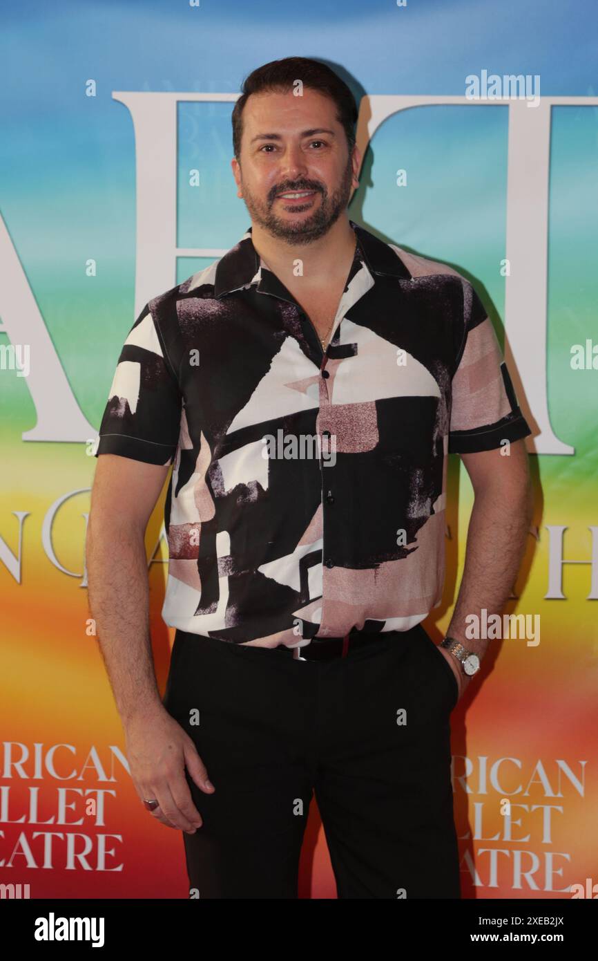 New York, USA, June 25, 2024 - Carlos Lopez attends American Ballet ...