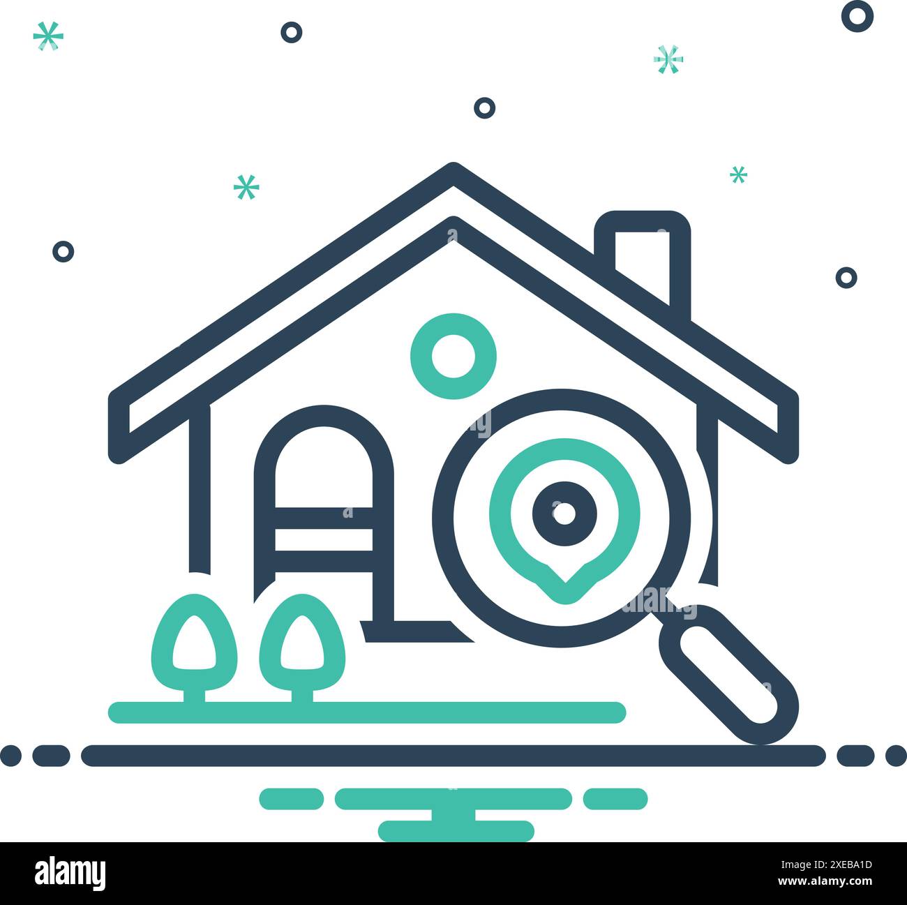 Icon find home Cut Out Stock Images & Pictures - Alamy