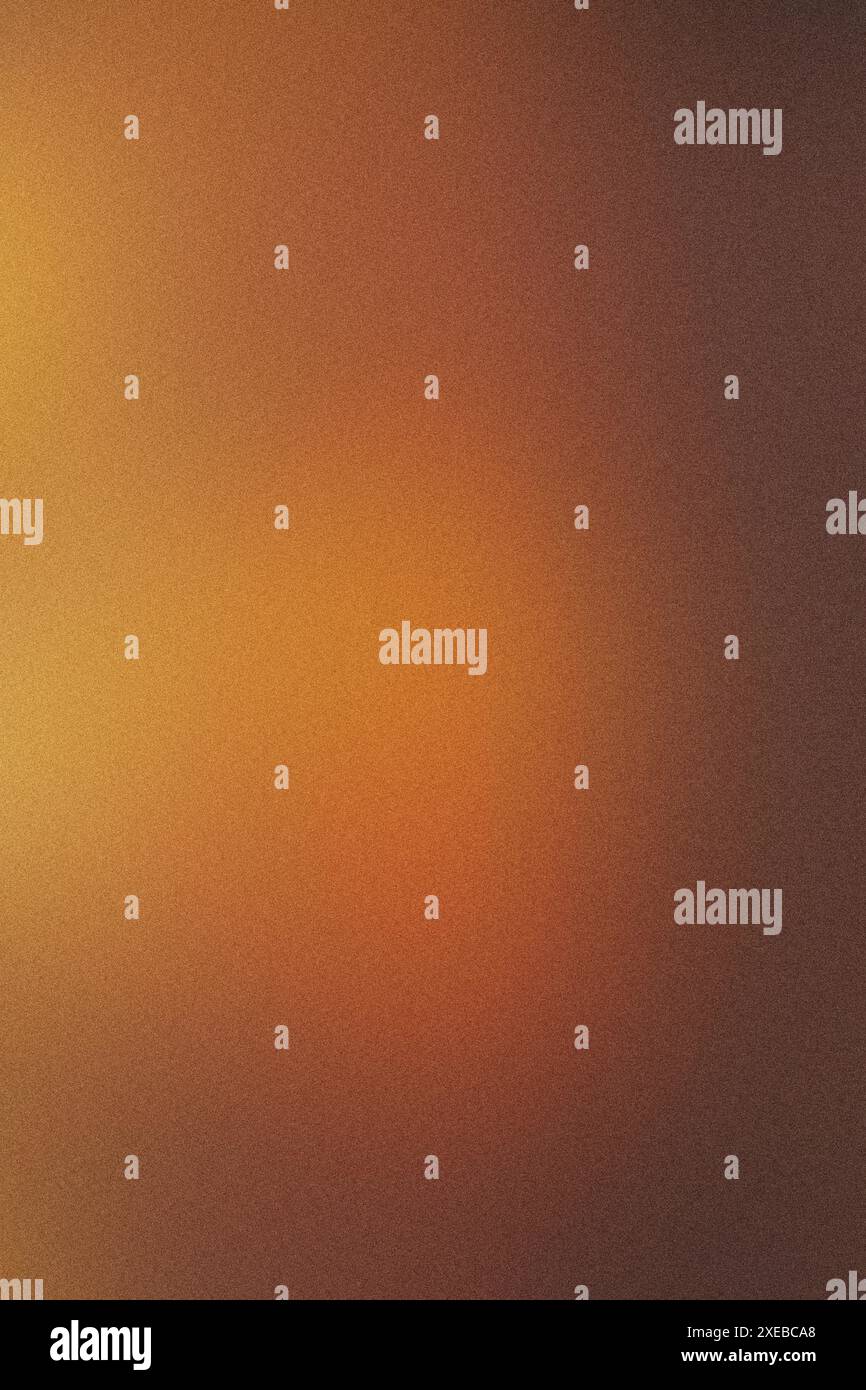 Grainy texture forming an abstract background with gradient, in warm colors Stock Photo