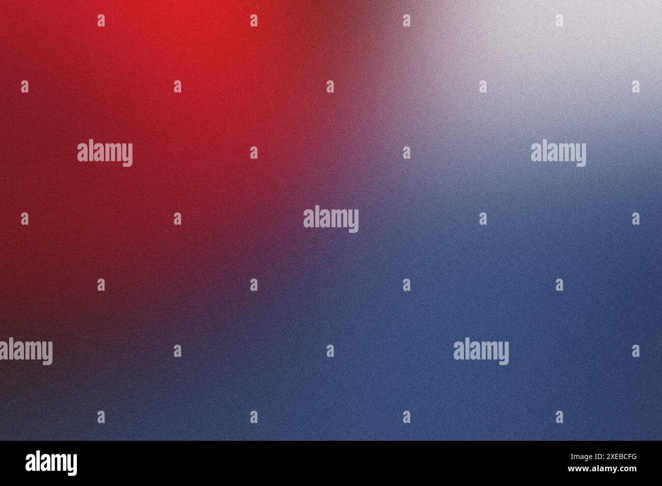 Background with a grainy texture in red and blue gradient Stock Photo