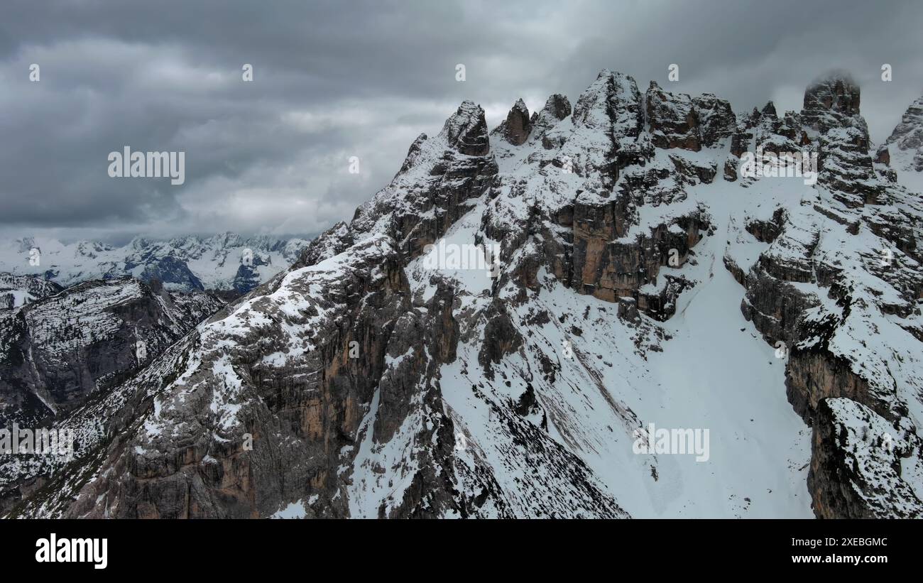 Clouds over rocky mountains hi-res stock photography and images - Alamy