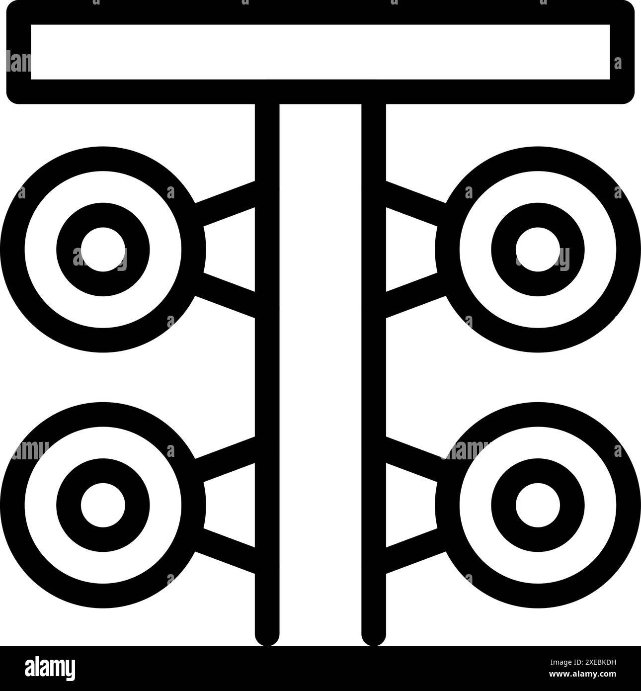 Fitness equipment representing physical Stock Vector Images - Alamy