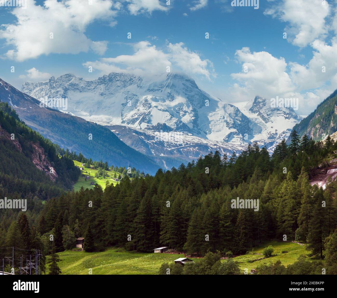 Alps in june view hi-res stock photography and images - Alamy