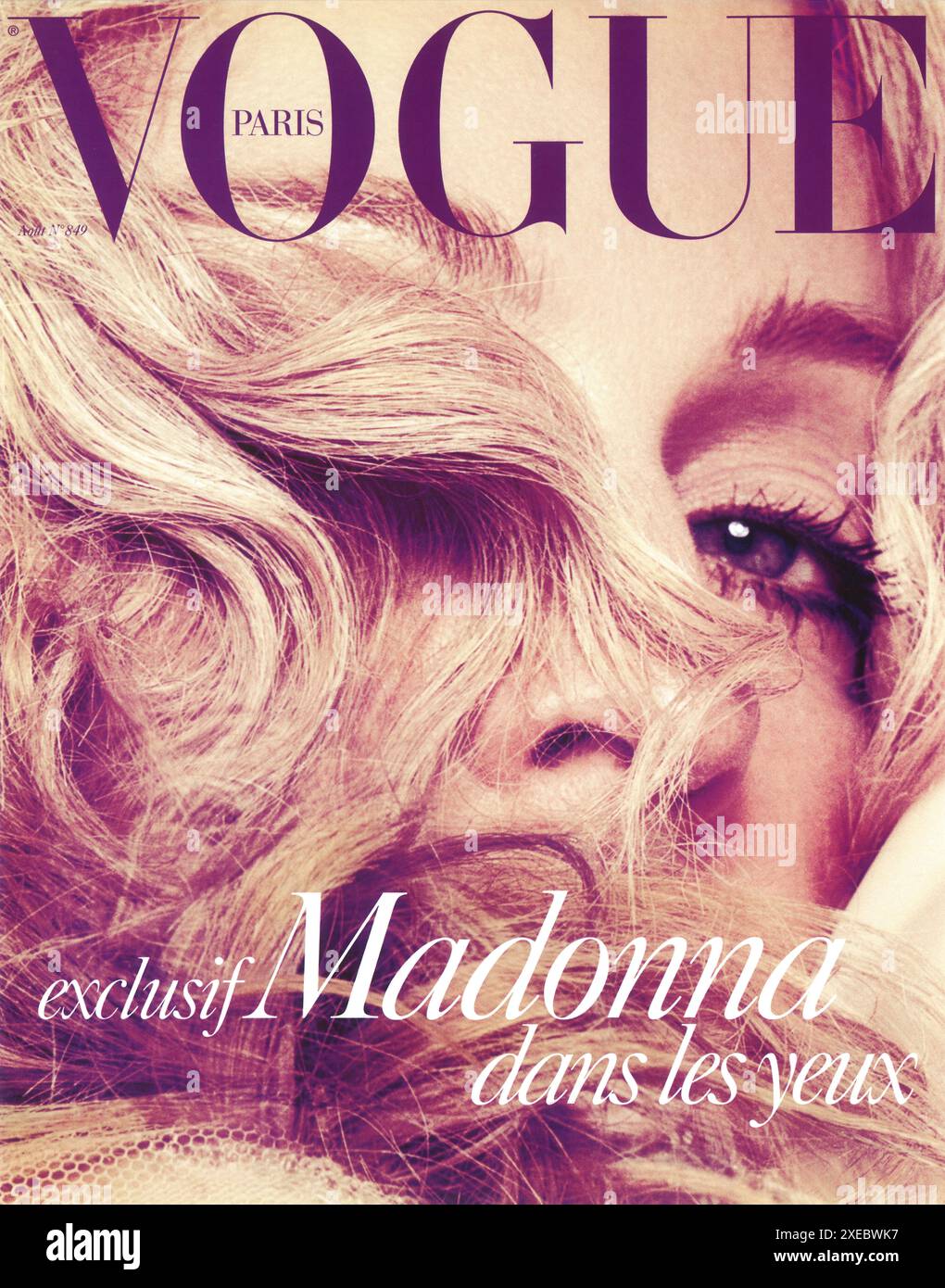 VOGUE Paris 2004年　マドンナ　Madonna 特集号 Madonna 2004 Paris Vogue Magazine – Borderline MUSIC