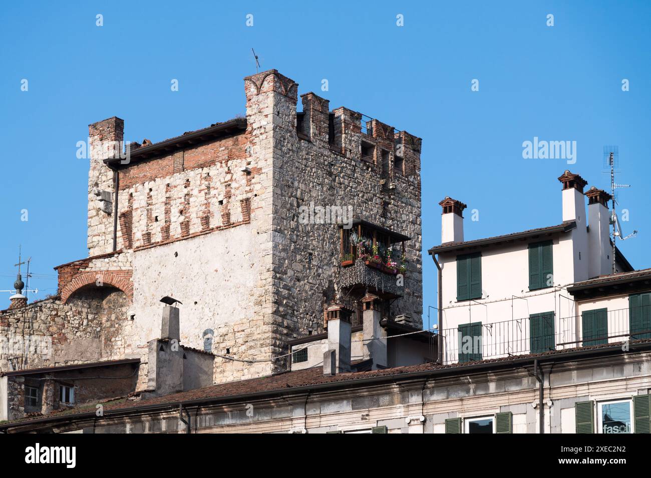 Brescia torre bruciata hi-res stock photography and images - Alamy