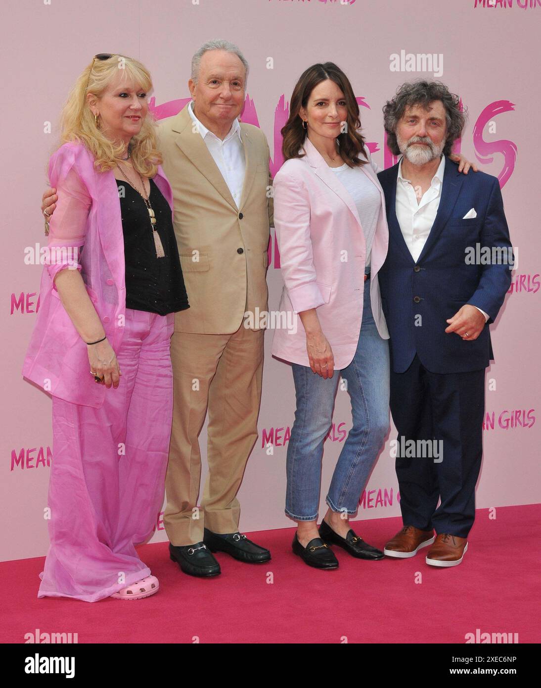 Sonia Friedman, Lorne Michaels, Tina Fey and Jeff Richmond at the 