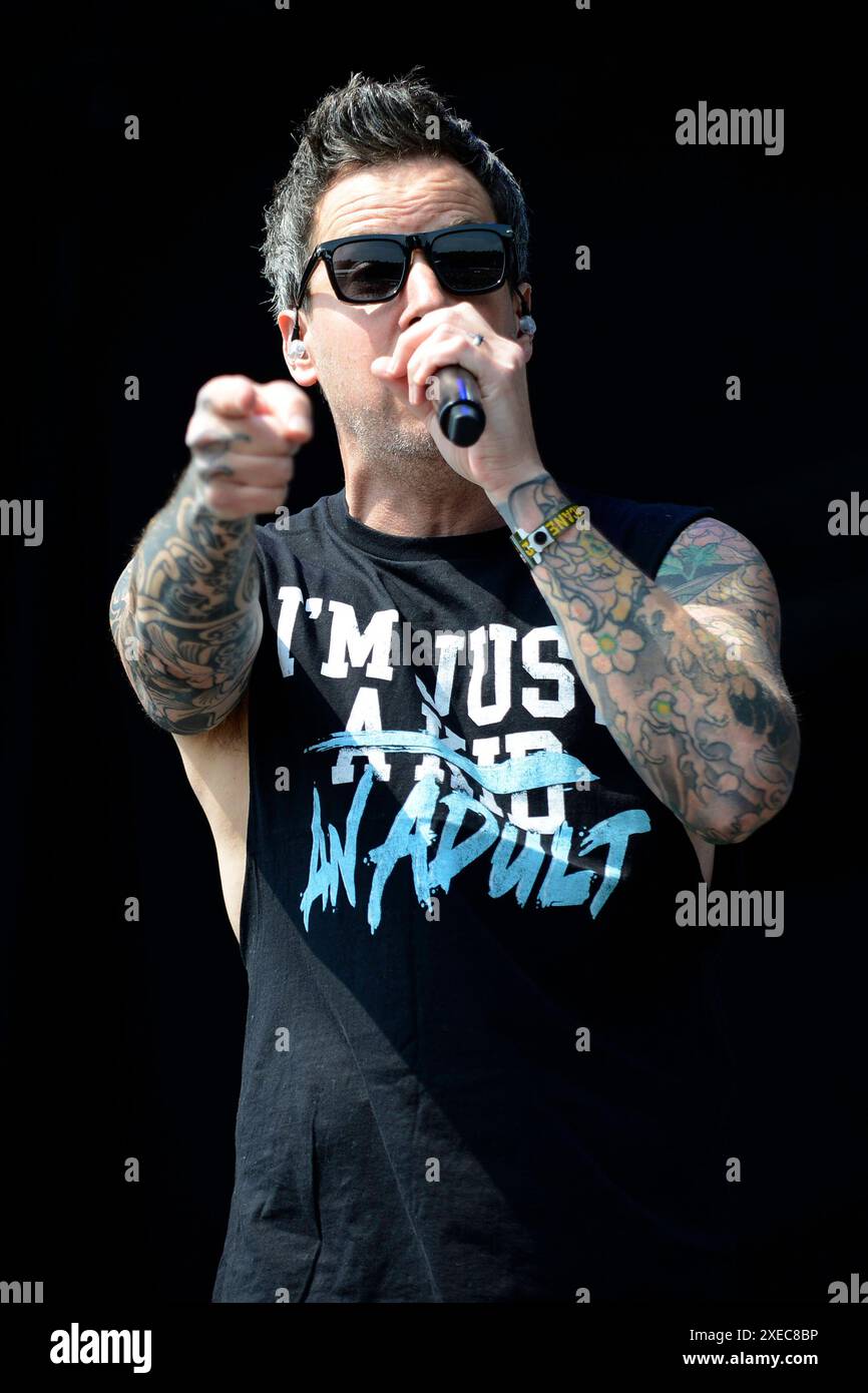 Simple Plan live auf dem 26. Hurricane Festival 2024 am Eichenring