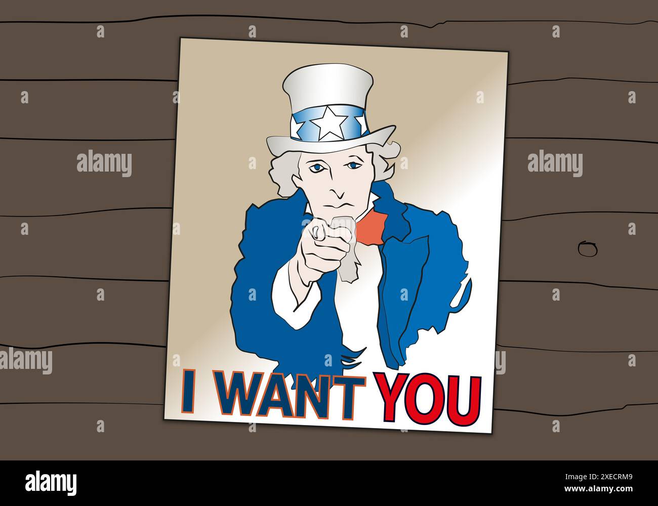War poster Stock Photo