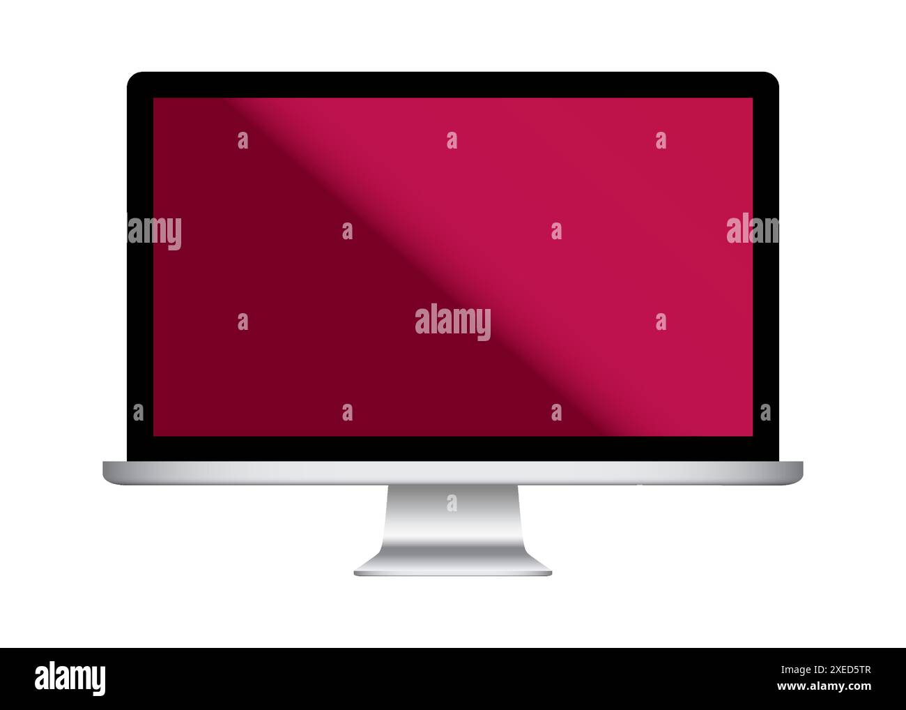 TV 4K flat screen lcd or oled, realistic plasma TV with stand Stock