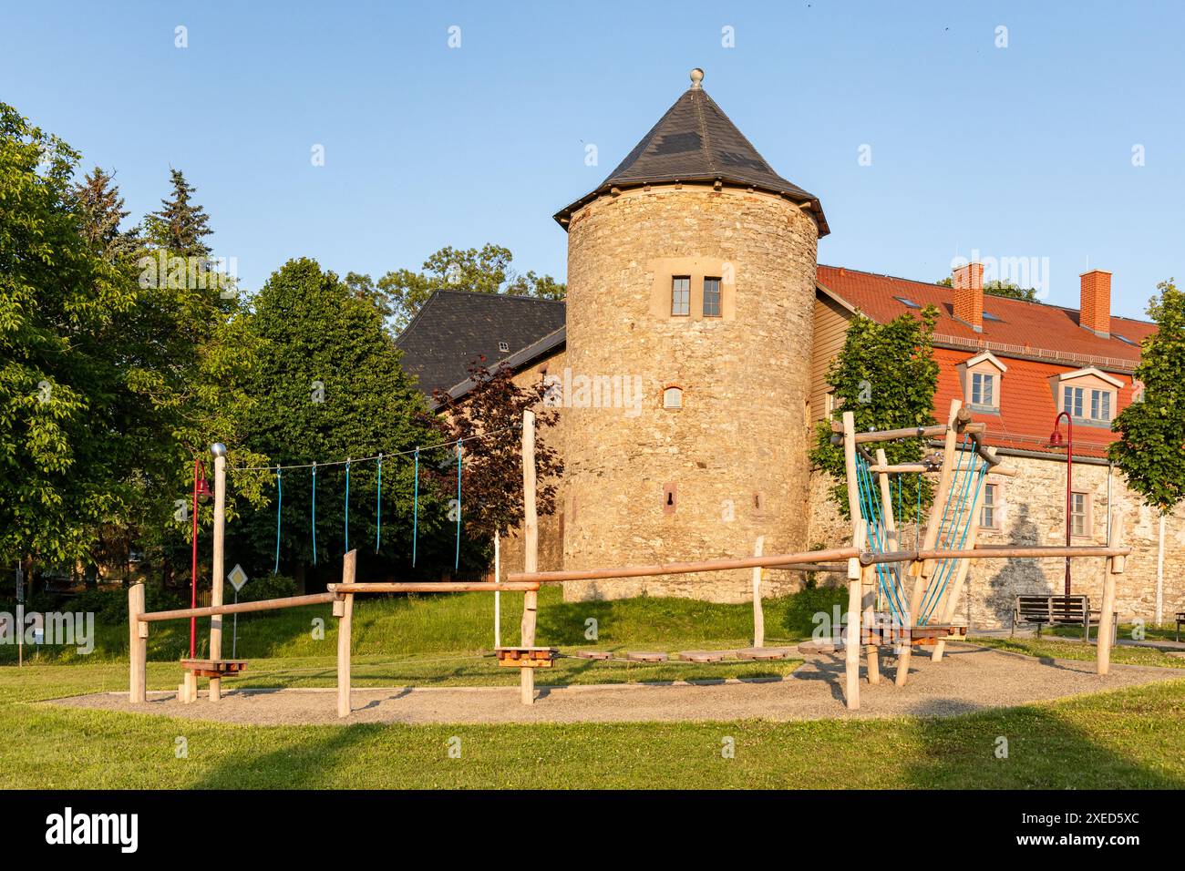 Pictures from Harzgerode Harz Stock Photo