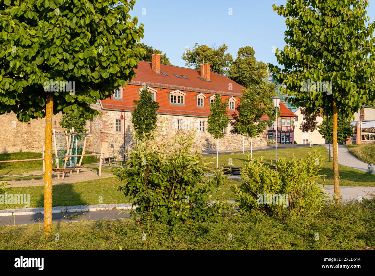 Pictures from Harzgerode Harz Stock Photo