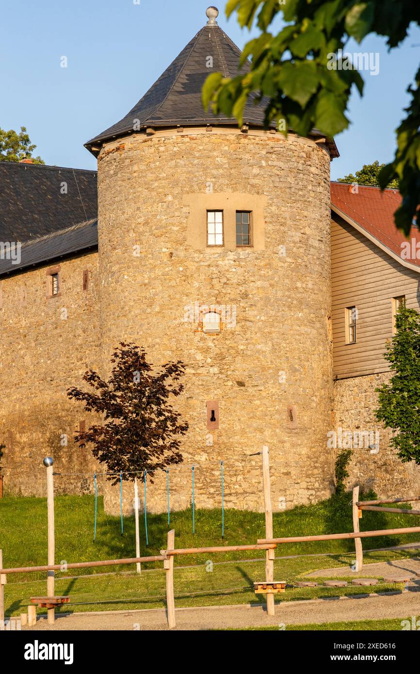 Pictures from Harzgerode Harz Stock Photo