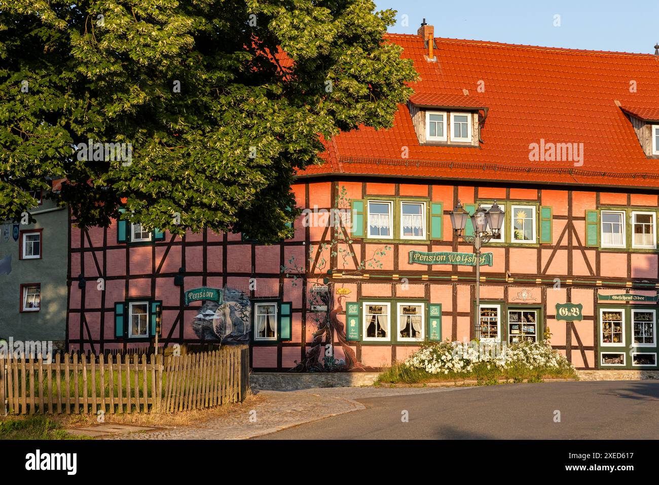 Pictures from Harzgerode Harz Stock Photo