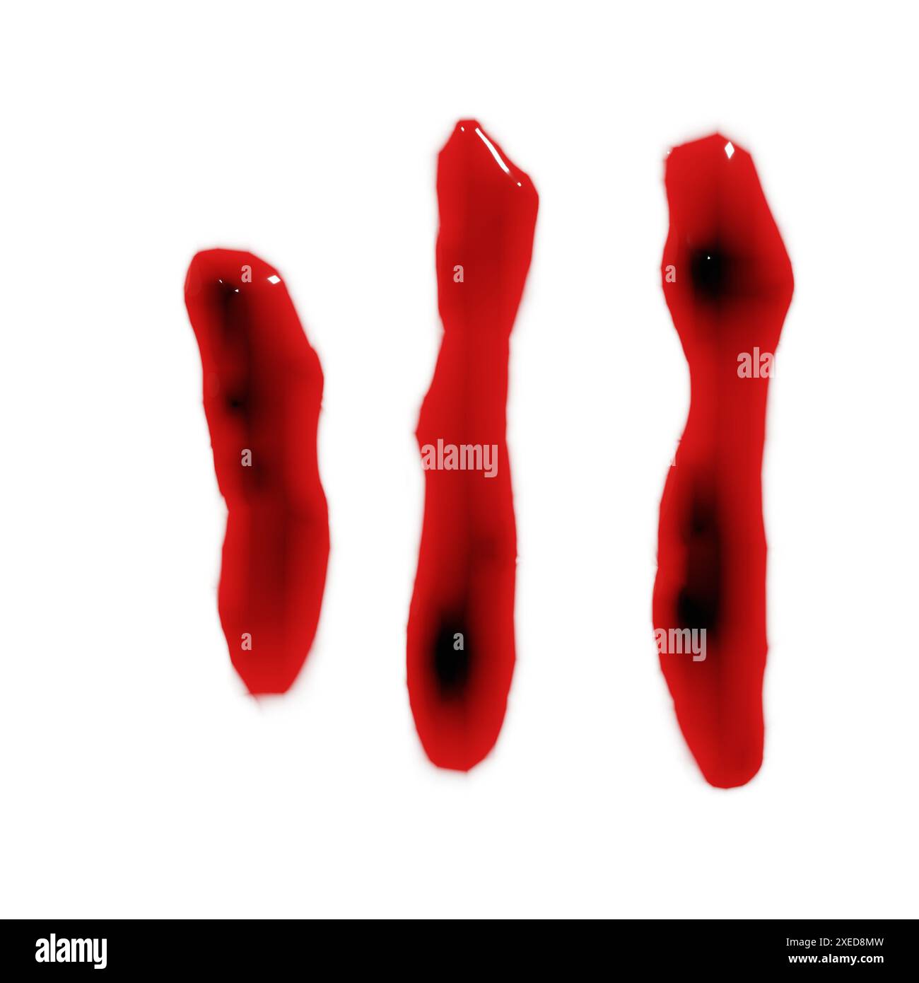 Isolated On White 3d Render Of Blood Red Wine Liquid Small Letter Isolated on white 3d render of blood red wine liquid small letter