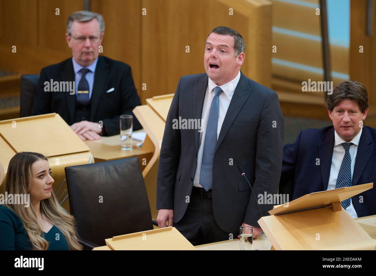 Edinburgh Scotland, UK 27 June 2024. Scottish Conservative Leader ...