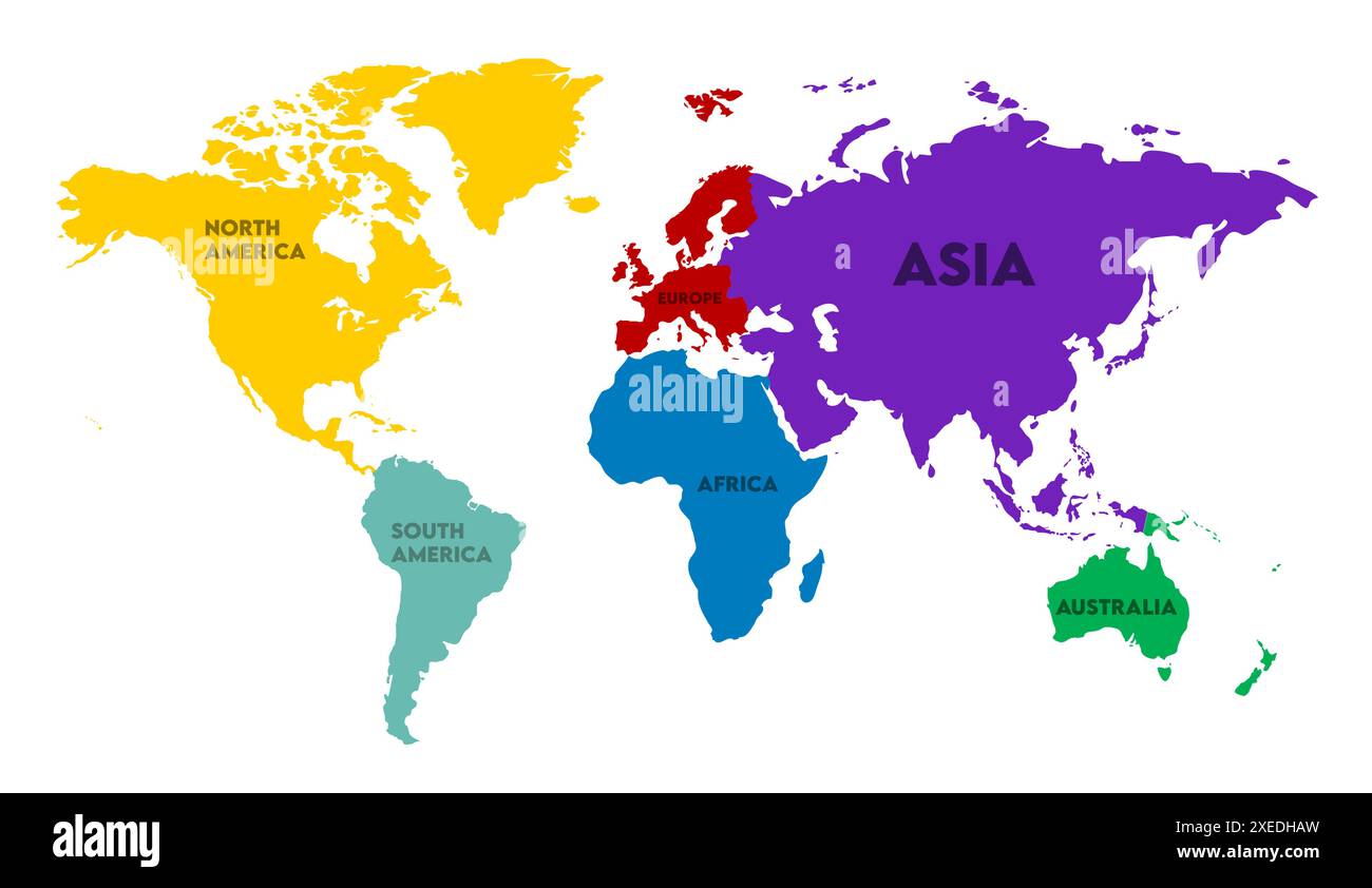 Modern World map, World Map Image, isolated on white background, Info