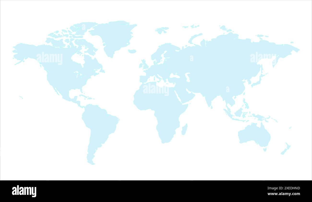 High reg World map, World Map Image, isolated on white background, Info ...