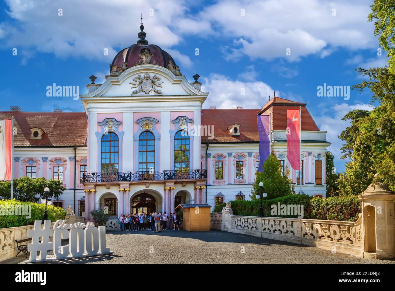 Royal Palace of Godollo, Hungary Stock Photo