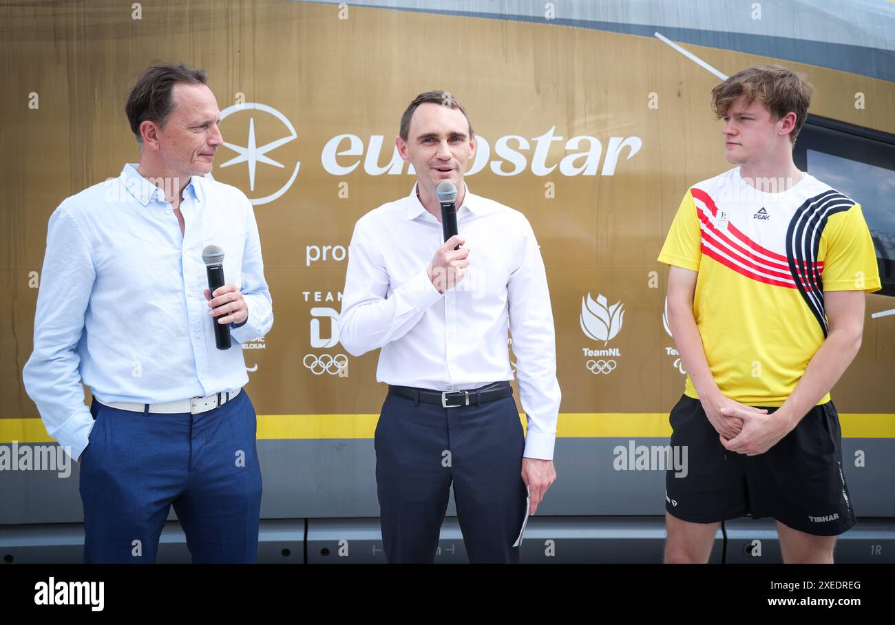 Brussels, Belgium. 27th June, 2024. BOIC - COIB chairman Jean-Michel ...