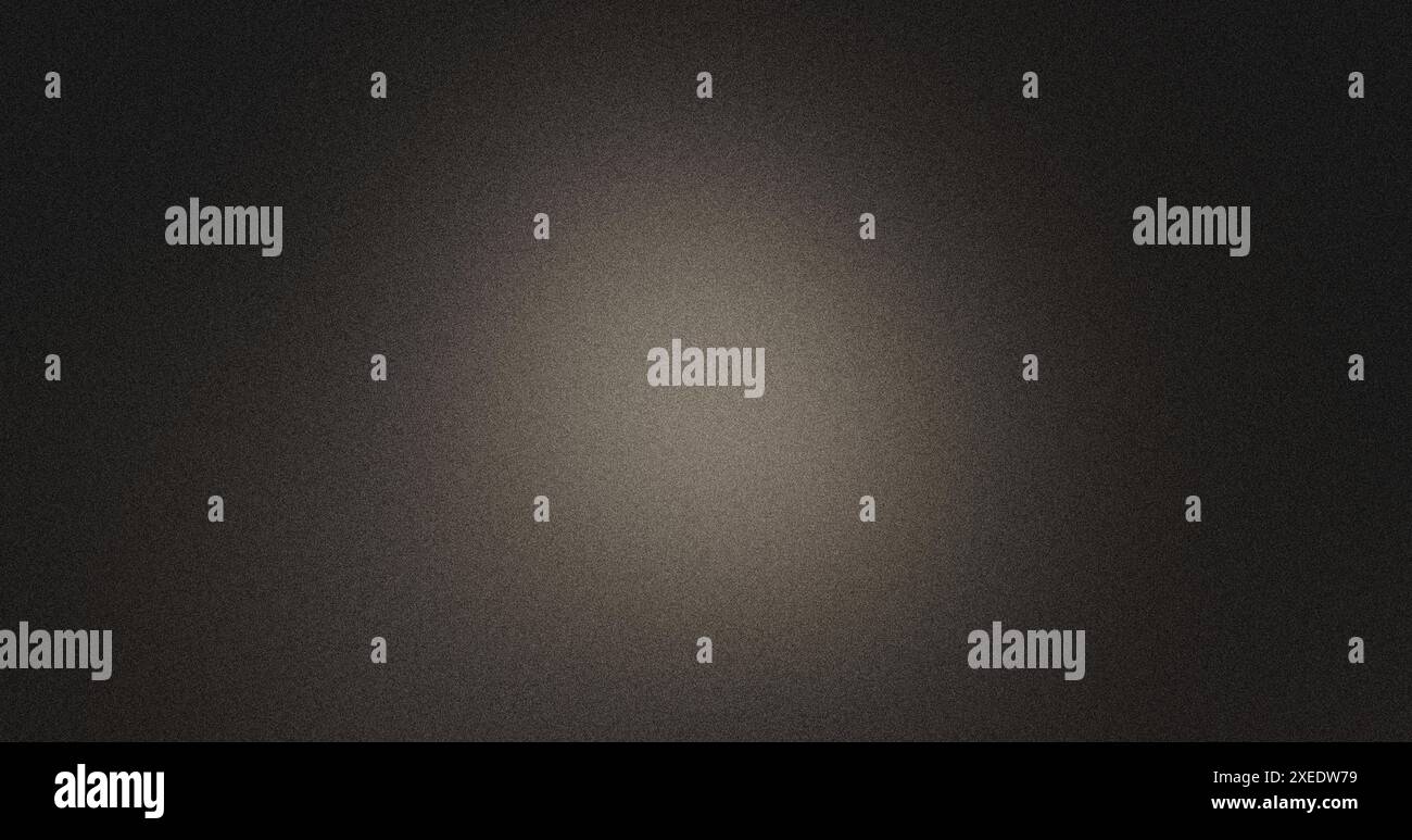 Gradient abstract grainy background with a dark black shade fading from the center in a radial pattern Stock Photo