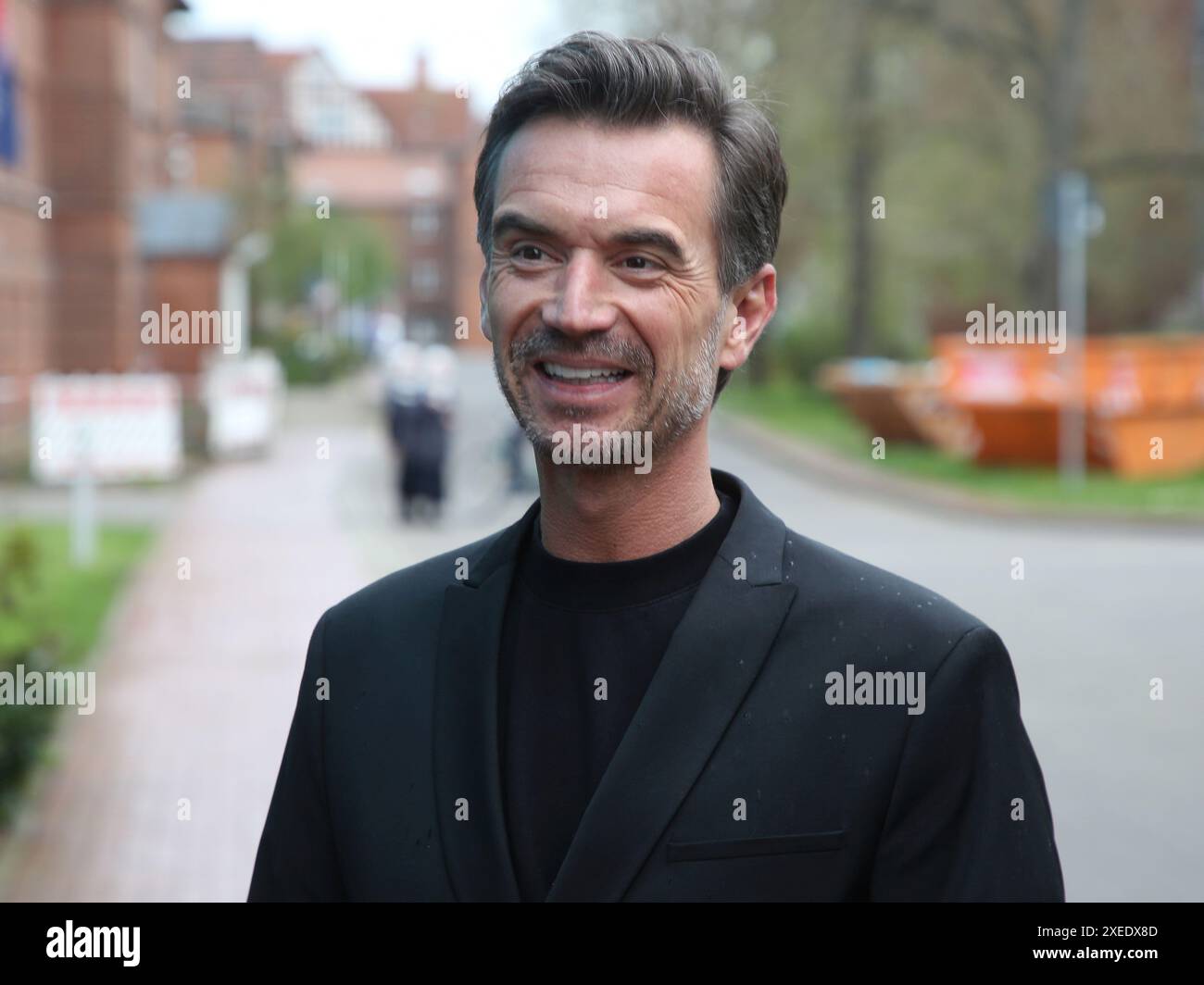 Florian Silbereisen visits the children's hospice of the Pfeiffer Foundation Magdeburg on 04/05/2024 Stock Photo