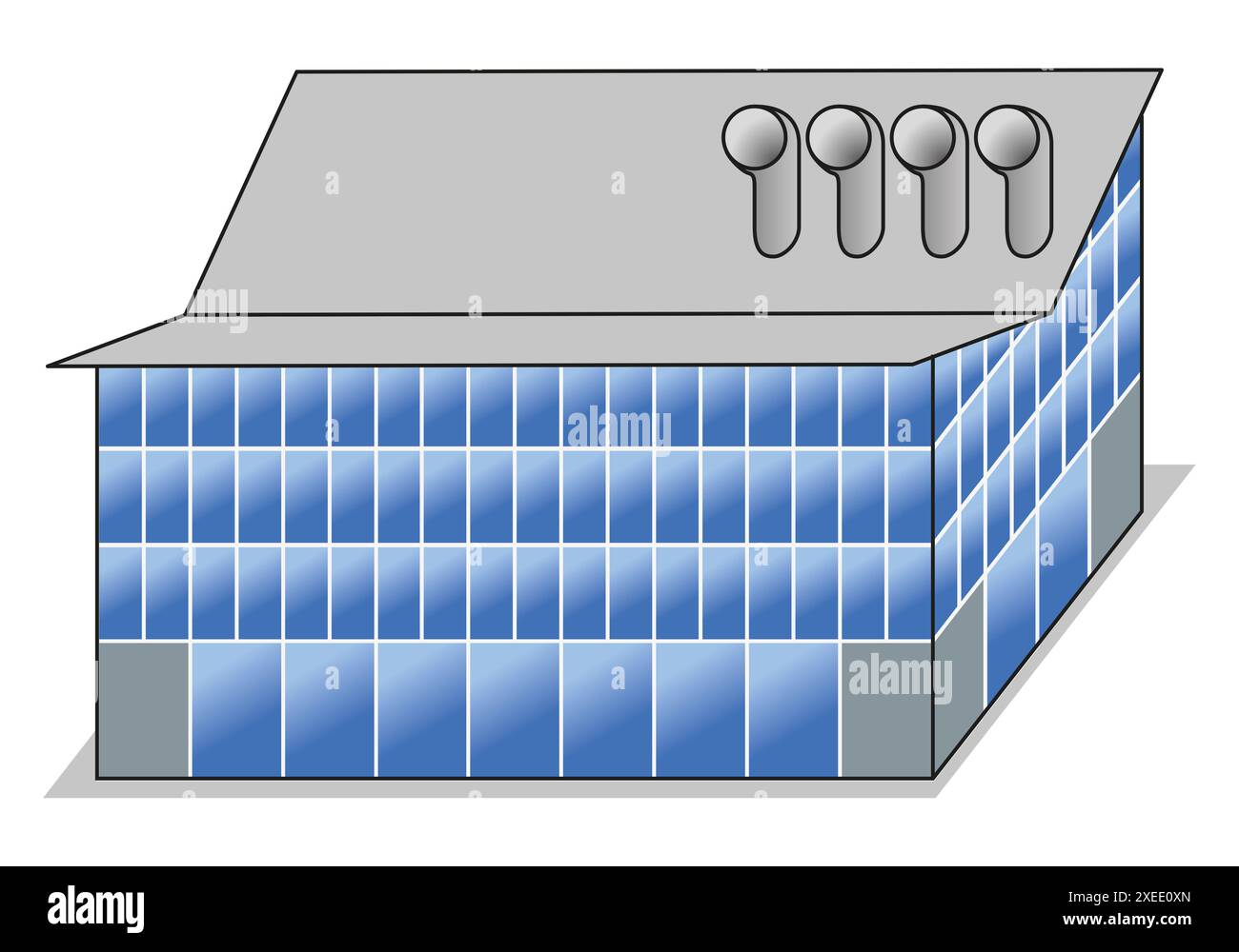 ISO Modern City Hall Stock Photo