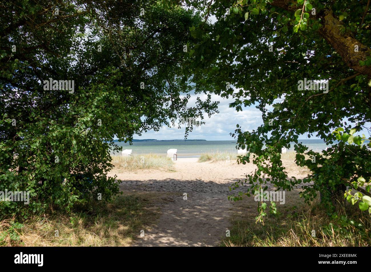 Baltic Sea coast Wohlenberger Wieck beach Stock Photo