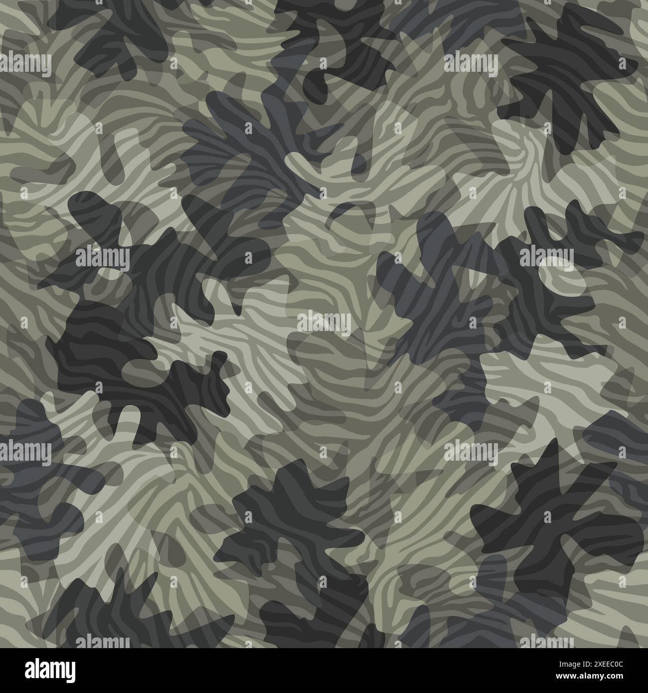 Texture military camouflage seamless pattern. Abstract zebra vector ...