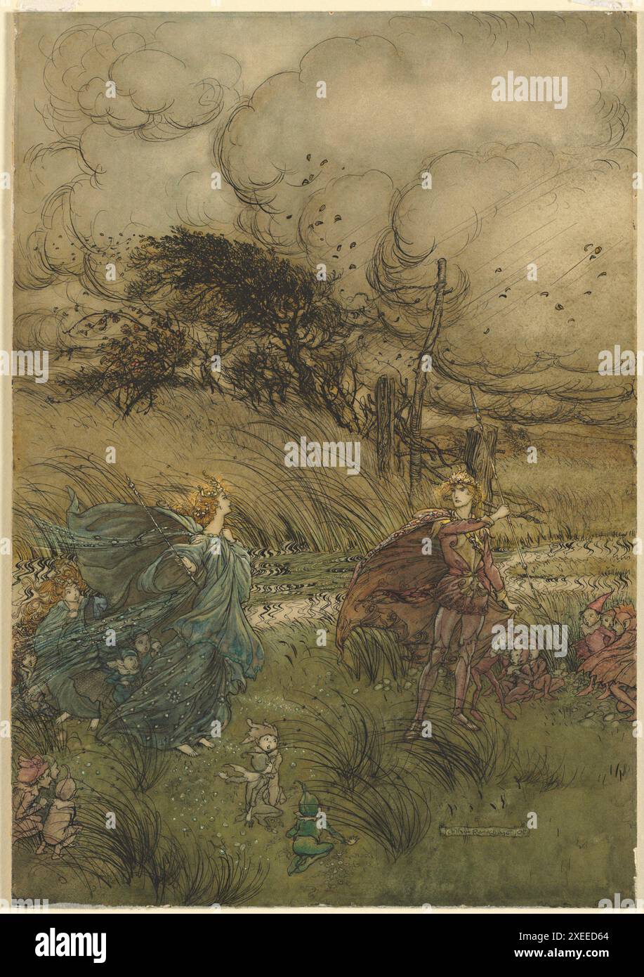 Prince arthur and the fairy queen hi-res stock photography and images ...