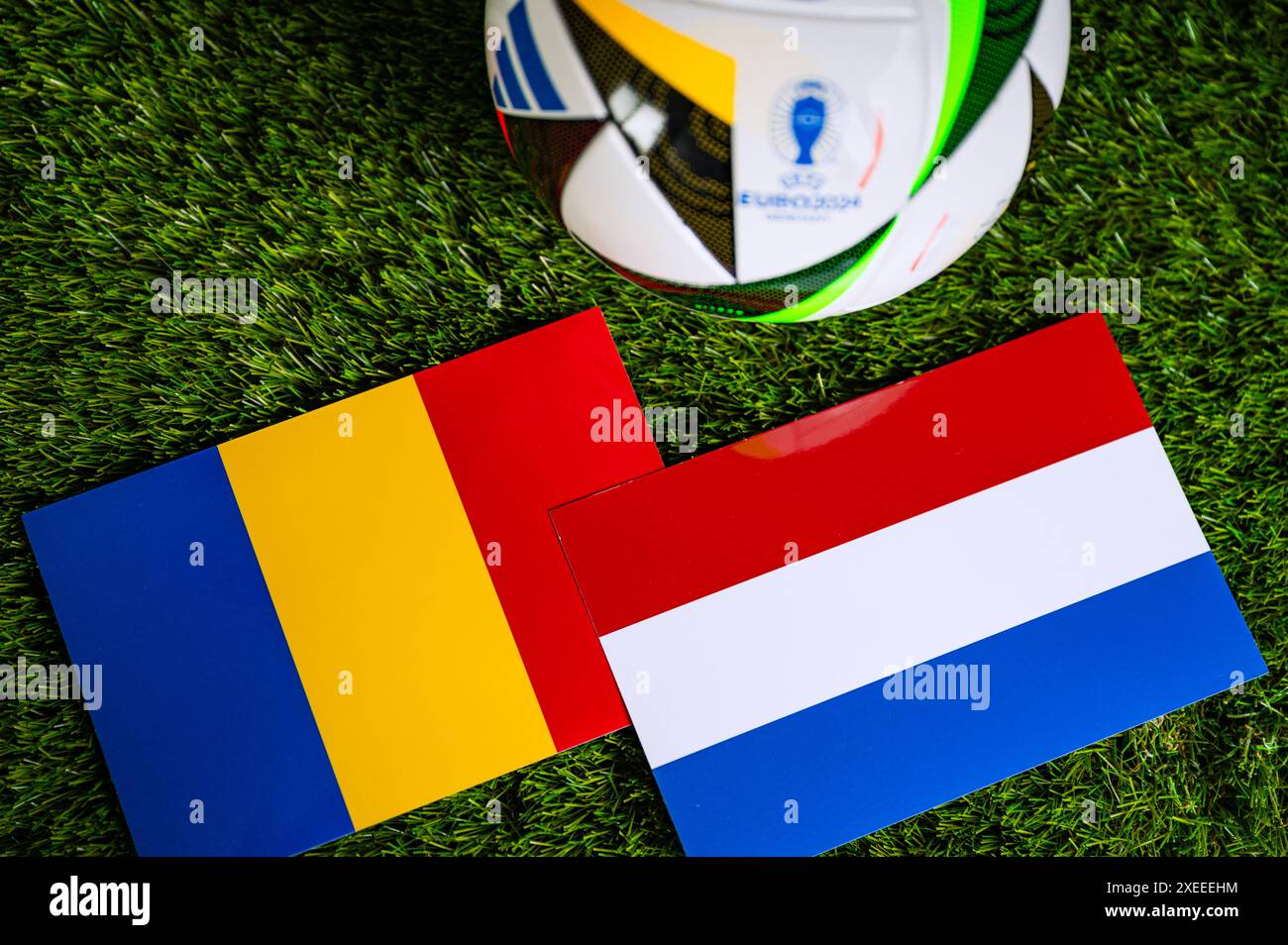 MUNICH, GERMANY, 27 JUNE 2025 Romania vs Netherlands Euro 2025 Last of