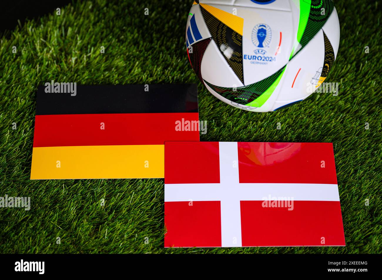 DORTMUND, GERMANY, 27 JUNE 2024 Germany vs Denmark Euro 2024 Last of