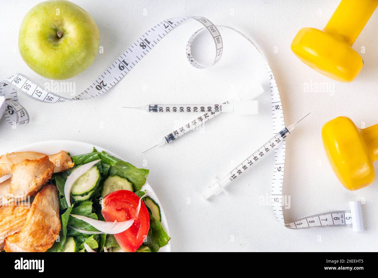 Weight loss injection. Insulin resistance, diabetes, slimming healthy