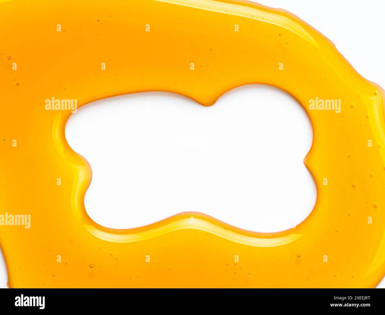 Honey background or abstract pattern, isolated on white Stock Photo