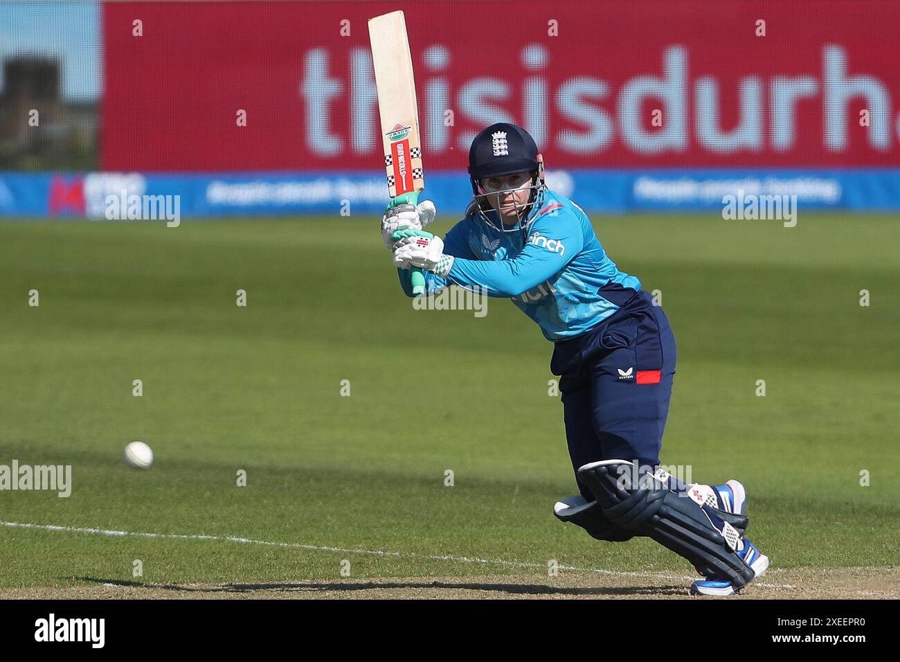 Tammy Beaumont of England batting during the Metro Bank First One Day ...