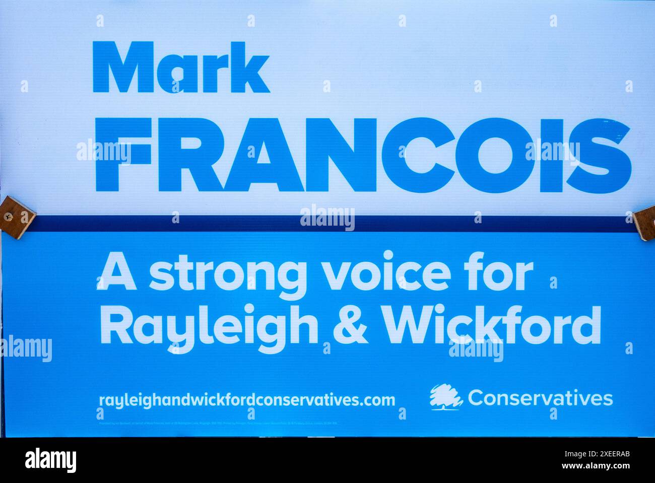 Conservative posters the 2024 general election for Mark Francois MP for ...