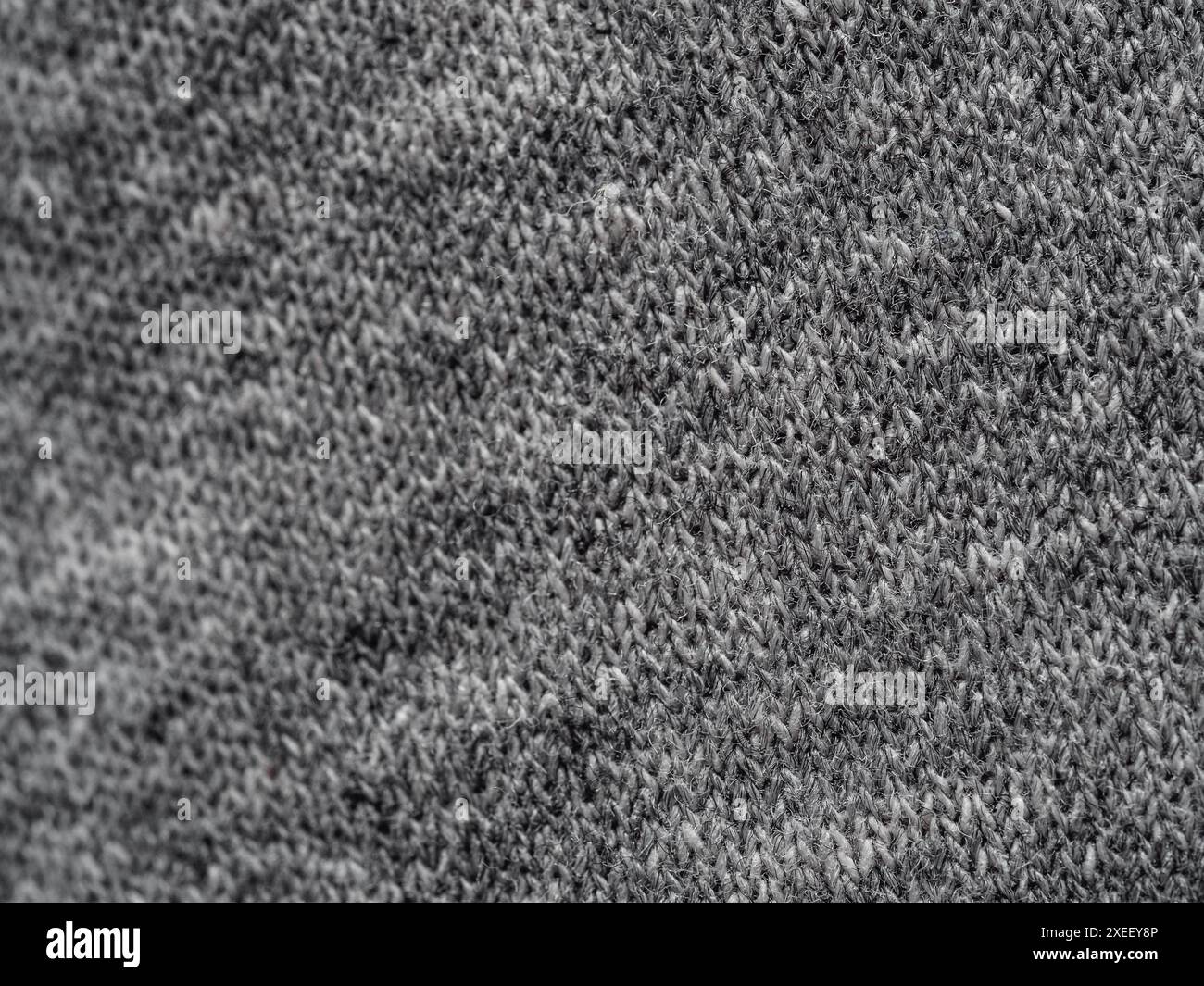 Gray cotton jersey fabric texture Stock Photo