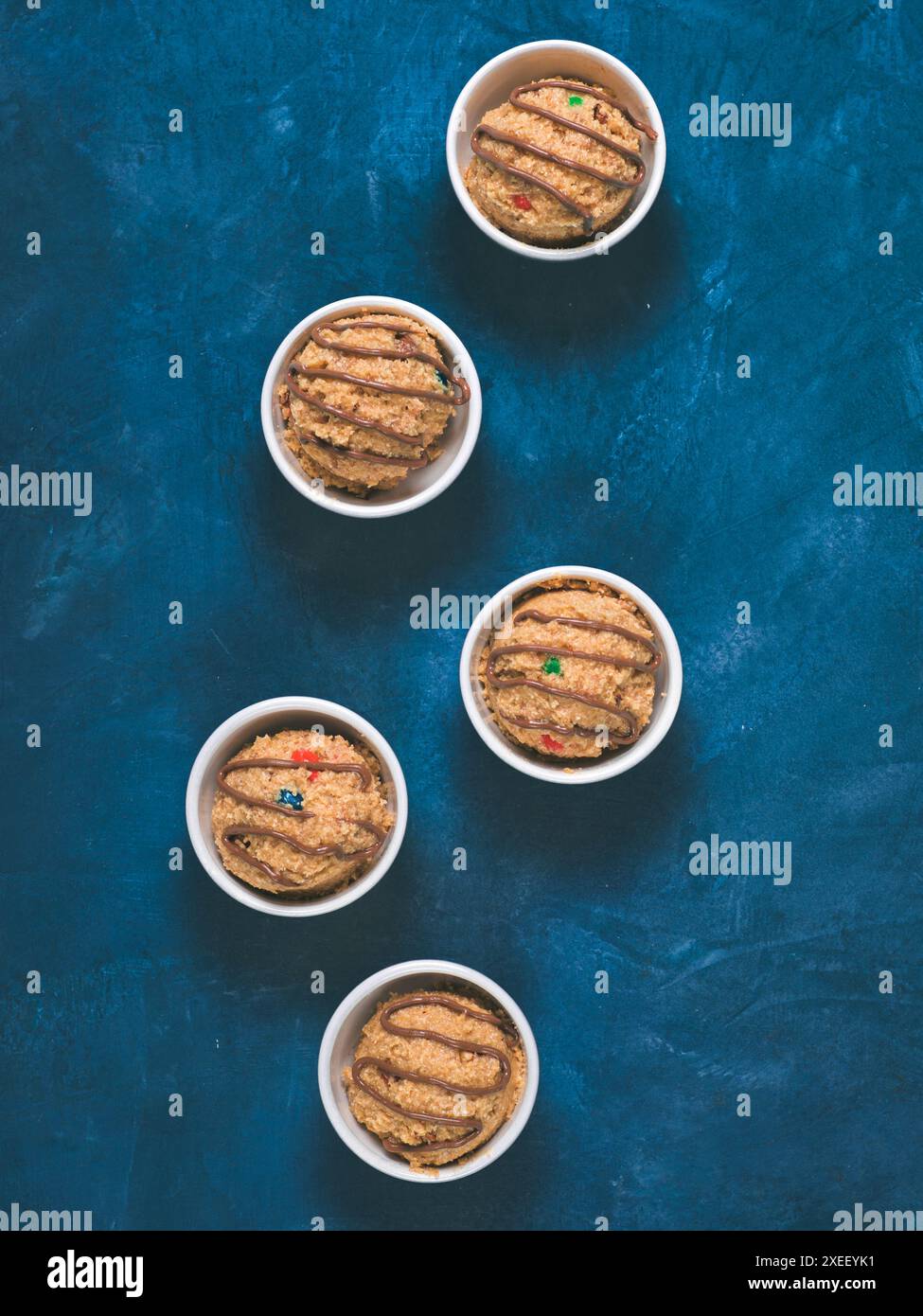 Eatable raw monster cookie dough Stock Photo