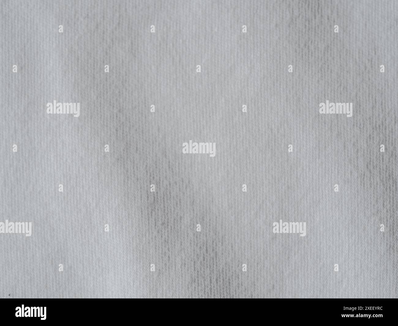White cotton jersey fabric texture Stock Photo