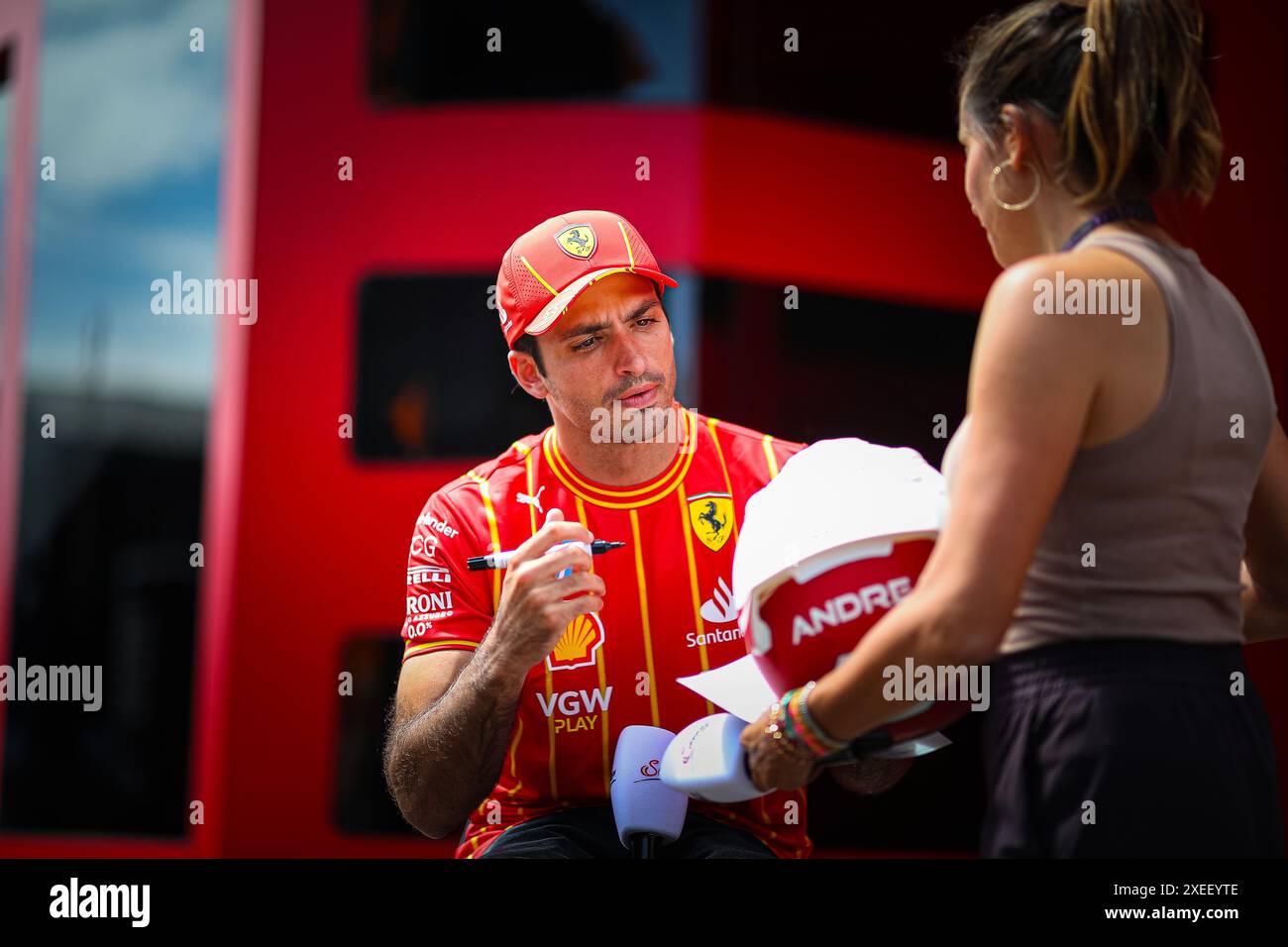 55 Carlos Sainz, (ESP) Scuderia Ferrari during the Austrian GP, Spielberg 2730 June 2024