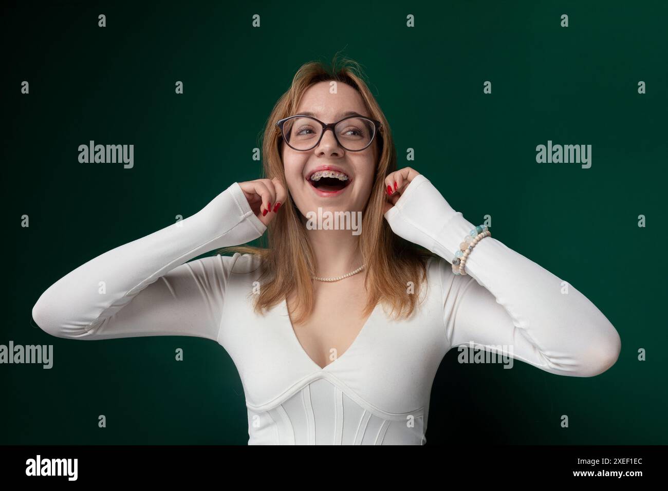 Woman wearing formal attire hi-res stock photography and images - Alamy