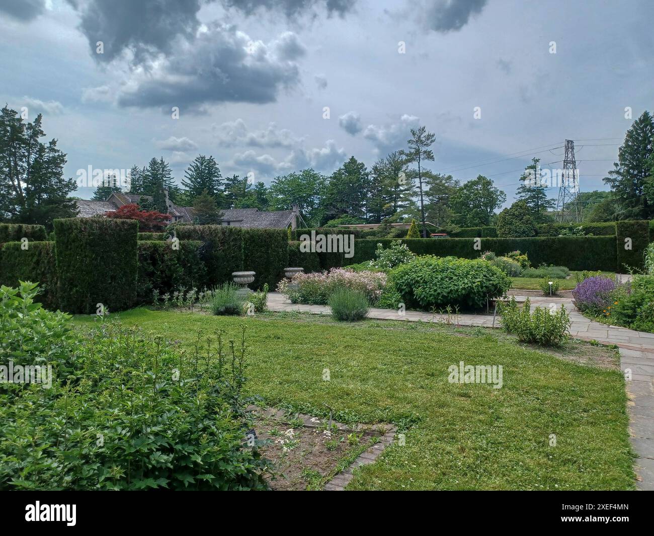 Niagara Falls, On, Canada  - June 4, 2024: Landscape view at the Niagara Parks Botanical Gardens Stock Photo