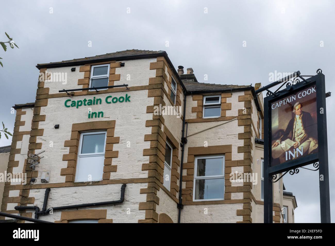 The Captain Cook Inn in Staithes, North Yorkshire, England, UK, pub and ...