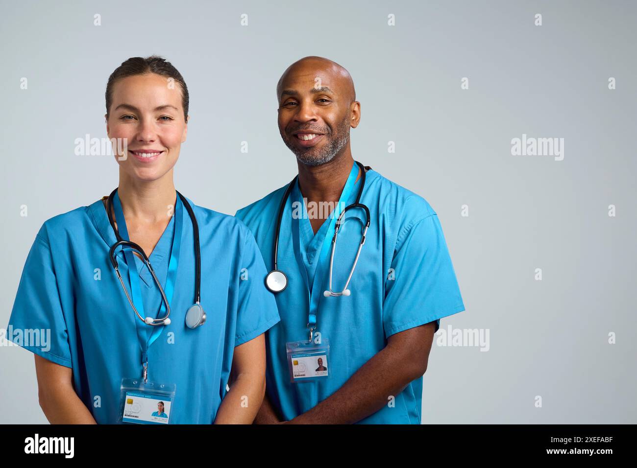 Shot male female caucasian hi-res stock photography and images - Alamy