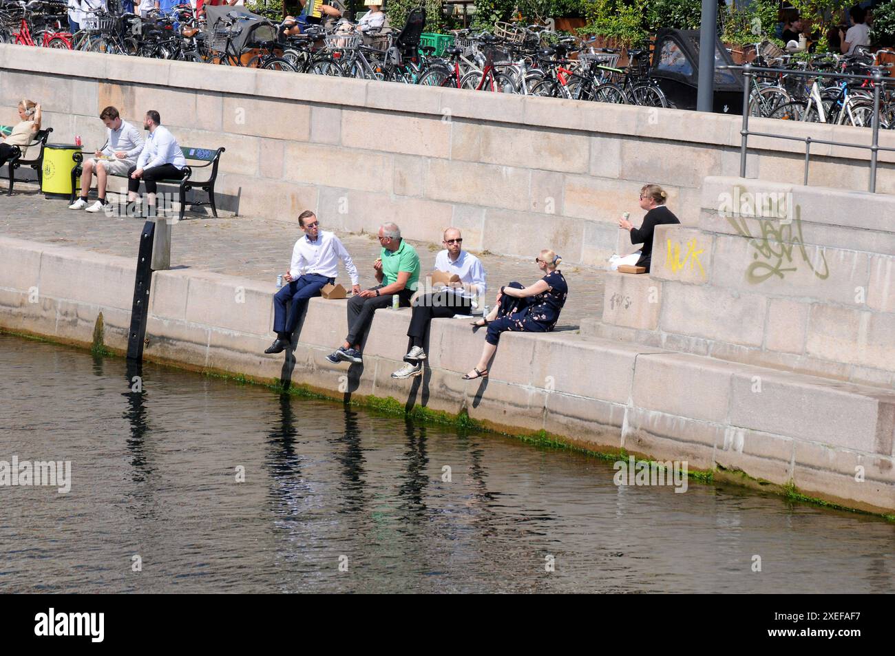 Copenhagen/ Denmark/27 JUNE 2024/Denmark s weather hot summer day in ...