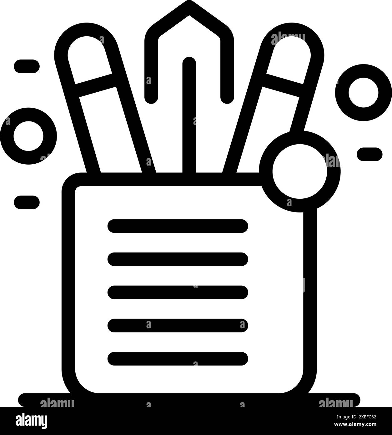 Image showcasing Simple yet effective line art illustration representing the concept of ...
