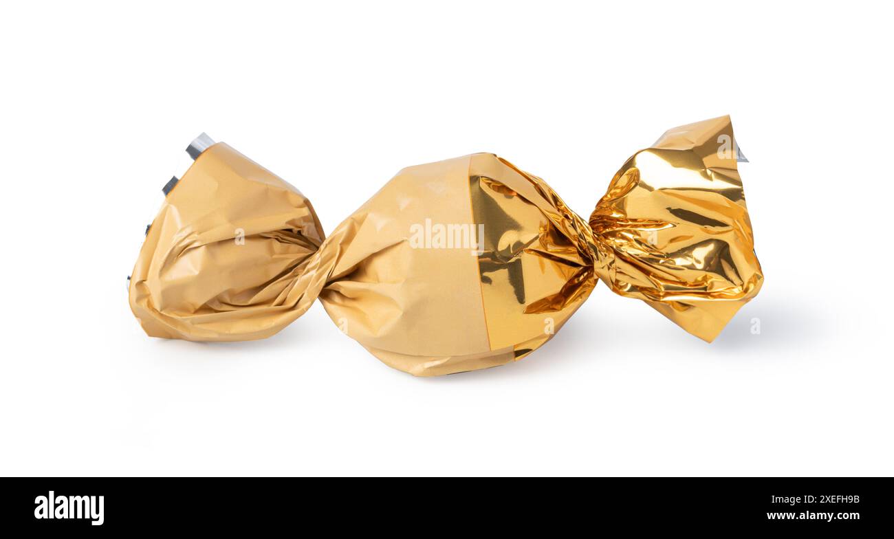 Candy isolated wrapped foil hi-res stock photography and images - Alamy