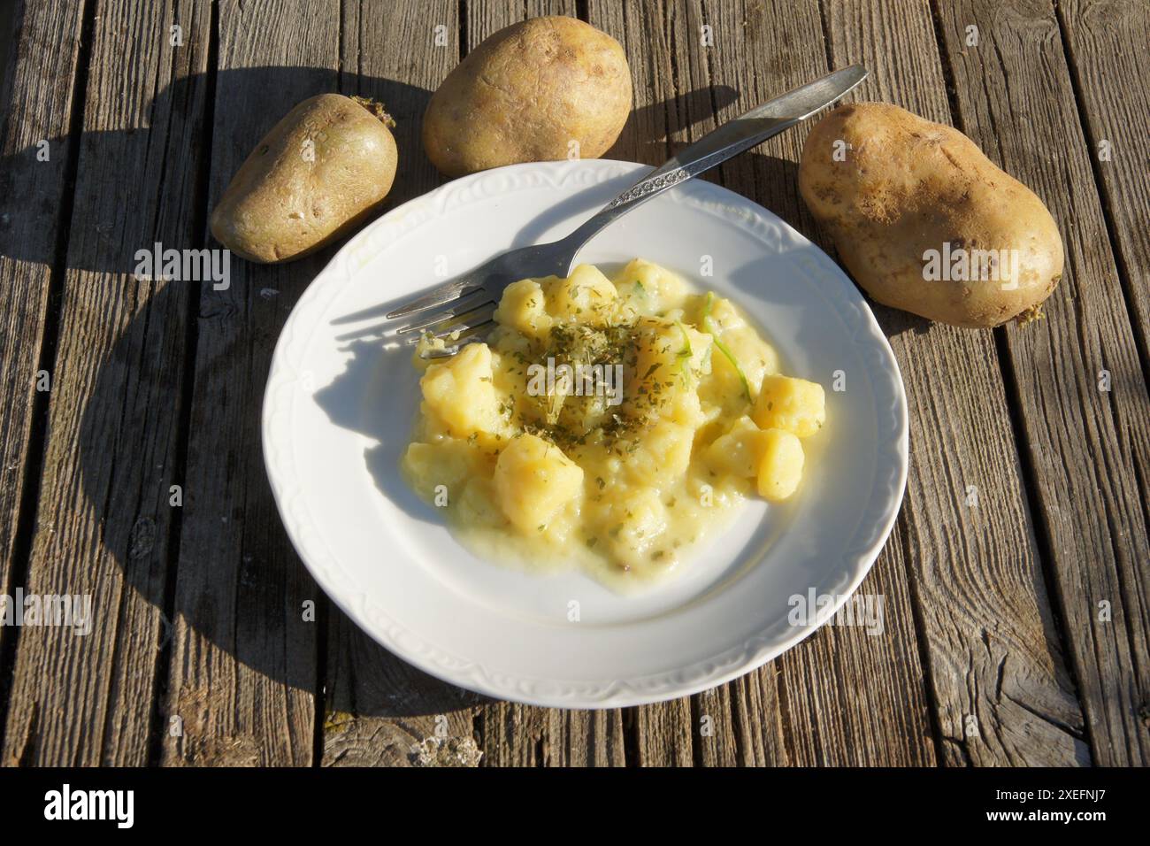 Solanum tuberosum, potato Stock Photo