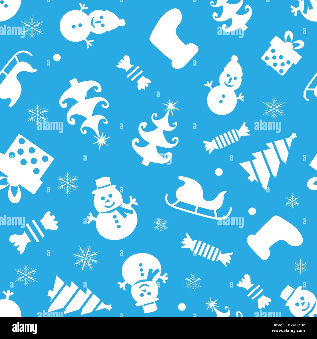Seamless Christmas Pattern Texture. Vector illustration Stock Vector ...